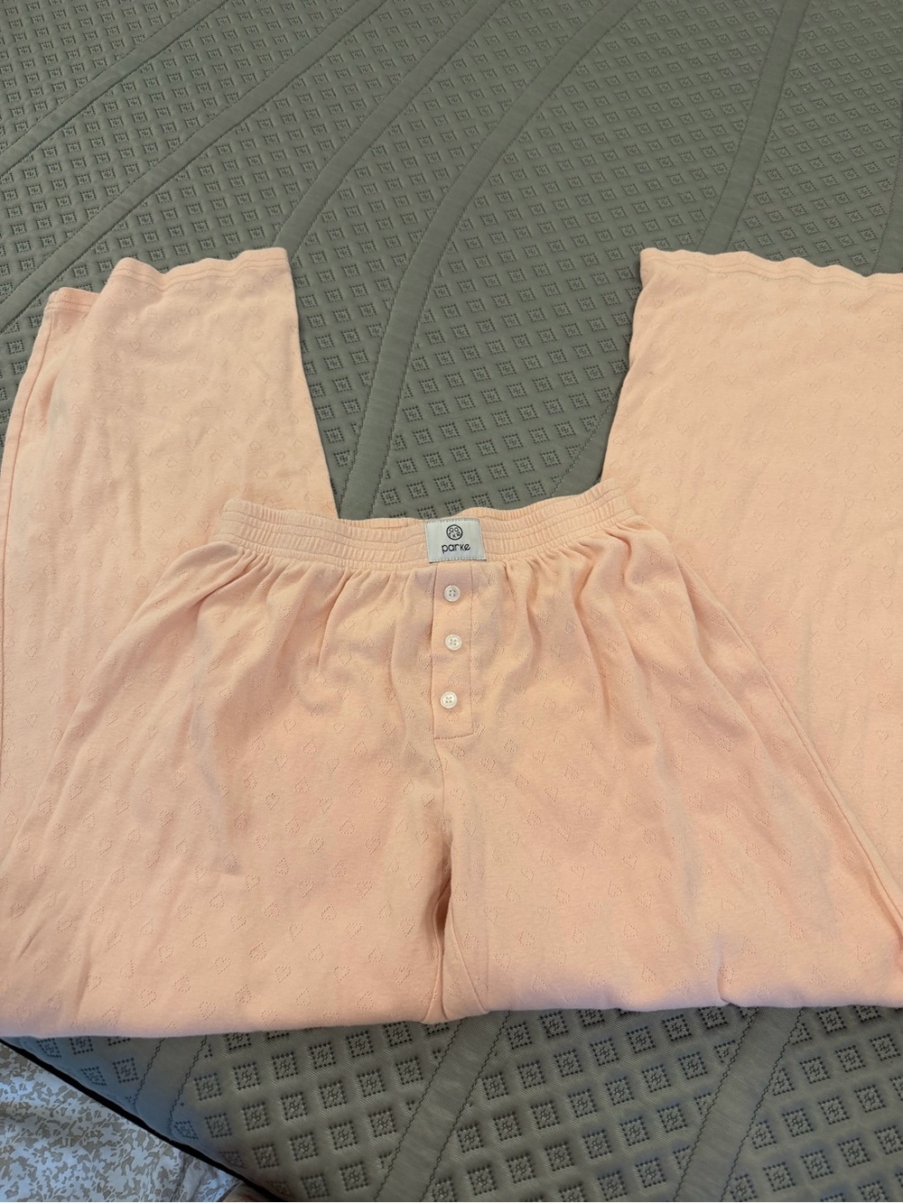 Parke pink pointelle pants size XS worn once